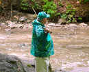 Brella Blue Green Unisex Rain Jacket