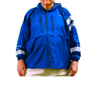 Brella® Blue Unisex Rain Jacket Reflective Strips | All-Weather Protection