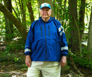 Brella® Blue Unisex Rain Jacket Reflective Strips | All-Weather Protection