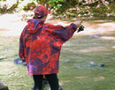 Brella Red Blue Unisex Rain Jacket
