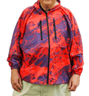Brella Red Blue Unisex Rain Jacket