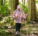 Brella Purple Rose Unisex Rain Jacket