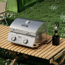 13742 | Stainless Tabletop Propane Gas Grill