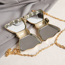 Metallic Mini Lipstick Bag, Girl Chain Butterfly Dinner Purse, Evening Purse, Evening Bags for Women Formal