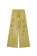 Star Leather Sweatpants