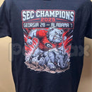 Official Georgia Bulldogs Championship Shirt - UGA Football Victory Fan Gear, College Football Commemorative Tee, Dawgs National Champion Apparel