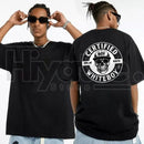 "Certified Whiteboy" Skull Graphic Shirt – Edgy Dark Aesthetic Urban Streetwear