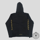 Chrome Hearts Vertical Logo Zip Up in Black / Olive