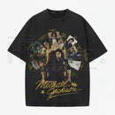 "Michael Jackson Retro" – Vintage King of Pop Unisex Graphic Top