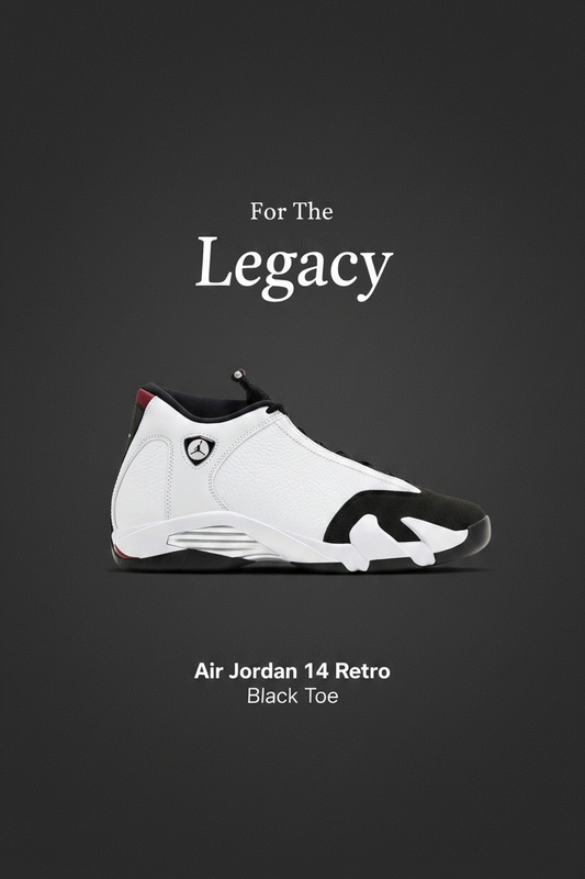 Air Jordan 14 Retro Black Toe (2024)