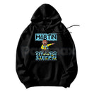 Martin "Get Tah Steppin" 90s Sitcom Hoodie – Vintage Urban Streetwear, Classic Comedy Quote Pullover, Men's Retro Nostalgia Apparel