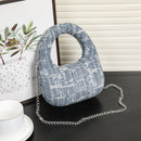 Women's Small Shoulder Bag, Versatile Magnetic Button Tote Evening Purse, Evening Bags for Women Formal