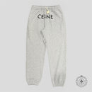 Celine Logo Sweatpants in Grey