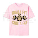 "Weightlifting Bear" – Funny Heavyweight Oversized Gym Graphic Top