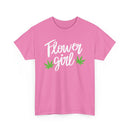Flower Girl Marijuana Leaf T-Shirt