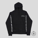 Chrome Hearts Scroll Logo Hoodie in Black