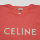 Celine Homme Logo Tee in Pink