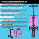 Abby Cadabby 4-in-1 Detachable Scooter Luggage