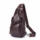 Men’s Leather Sling Bag – Secure Anti-Theft