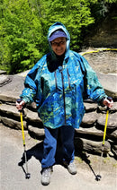 Brella Blue Yellow Unisex Rain Jacket