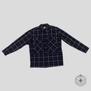 Moncler Genius x Fragment Flannel Overshirt in Blue