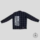 Moncler Genius x Fragment Flannel Overshirt in Blue