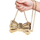 Metallic Mini Lipstick Bag, Girl Chain Butterfly Dinner Purse, Evening Purse, Evening Bags for Women Formal