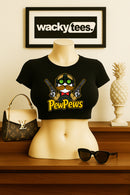 Pew Pews Pringle Man Funny Graphic Tee Shirt