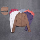 Women Sport Jacket Long Sleeve Shirt Workout Coat Gym Training clothes
