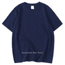 14 Colors Candy Color 100% Cotton T-Shirts Men Women Oversized 