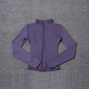 Women Sport Jacket Long Sleeve Shirt Workout Coat Gym Training clothes