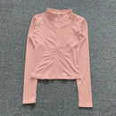 Women Sport Jacket Long Sleeve Shirt Workout Coat Gym Training clothes