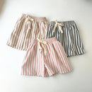 Children's Clothing Linen Cotton Shorts Summer Girls Boys 