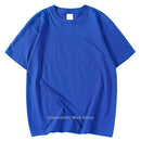 14 Colors Candy Color 100% Cotton T-Shirts Men Women Oversized 