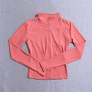 Women Sport Jacket Long Sleeve Shirt Workout Coat Gym Training clothes