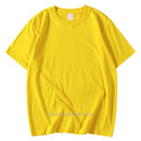 14 Colors Candy Color 100% Cotton T-Shirts Men Women Oversized 