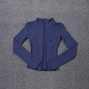 Women Sport Jacket Long Sleeve Shirt Workout Coat Gym Training clothes
