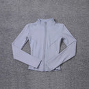 Women Sport Jacket Long Sleeve Shirt Workout Coat Gym Training clothes