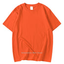 14 Colors Candy Color 100% Cotton T-Shirts Men Women Oversized 