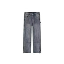 American Style Street Washing Distressed Jeans 