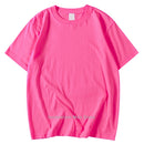 14 Colors Candy Color 100% Cotton T-Shirts Men Women Oversized 
