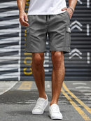 Big Pocket Men's Shorts Casual Work Cool Pants with point 
