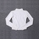 Women Sport Jacket Long Sleeve Shirt Workout Coat Gym Training clothes
