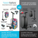 Graffiti 4-in-1 Detachable Scooter Luggage