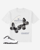 G West Butterfly Oversized T-Shirt Mens