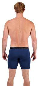Men's 6" Inseam Bamboo Rayon Boxer Briefs - 4 Pack