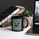 Embrace Imperfection: Black Glossy Mug