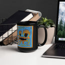 Embrace Imperfection: Black Glossy Mug