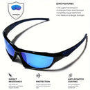 Fashion Sports Polarized Sunglasses | Round Frame UV Protection 