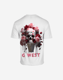 G West Mens Oversized Ice Cream Skull Tee